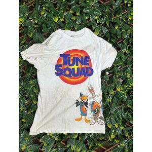 Space Jam White T Shirt Size Small